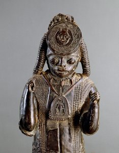 Guerriero, Tsoede, XIV - XV secolo (bronzo di stagno)
